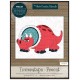 Pre-cut Dinos - Triceratops